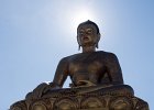 Giant Buddha statue on the hill above Thimpu