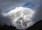 View of Chomolhari from Jangothang camp