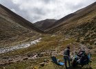 Lunch below the pass