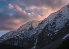 As the sun goes behind the snow covered mountains in Phoksumdo valley, the temperature plummets! There were also rumbling avalanches overnight.