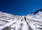 Trevor descending from Kang La on the way to Shey Gompa