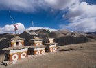 Chortens above Saldang monastery